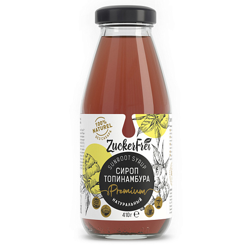 Сироп Топинамбура натуральный (премиум)  без сахара 300мл СТЕКЛО